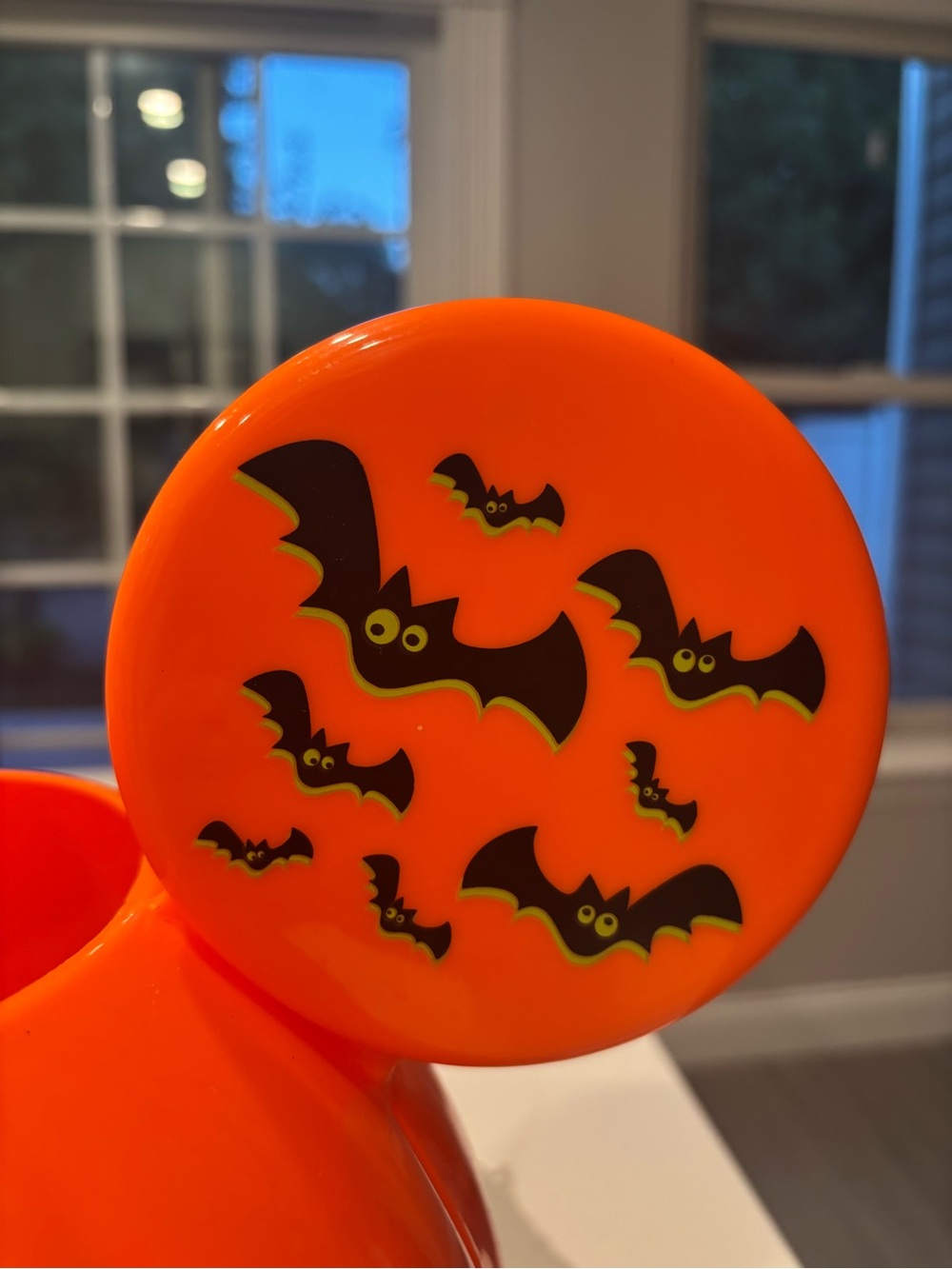 Disney Orange Glow In The Dark Mickey Pumpkin Candy Bucket - Picture 3 of 7